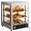VEVOR 3-Tier Commercial Food Warmer Countertop Pizza Cabinet with Water Tray
